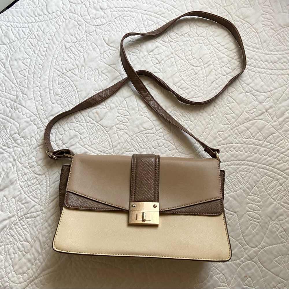Brown Flap Crossbody bag